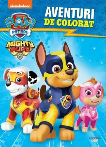 Patrula Cățelușilor. Aventuri de colorat