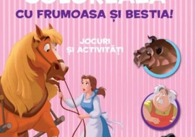 Colorează cu Frumoasa și Bestia