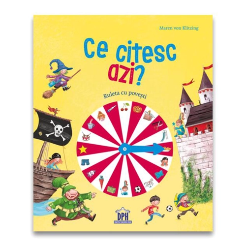Ce citesc azi? Ruleta cu povești (carte cu roată)