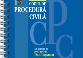 Codul de procedură civilă Ianuarie 2022 (ediție spiralată)