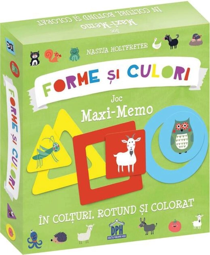 Forme și culori. Joc Maxi-Memo