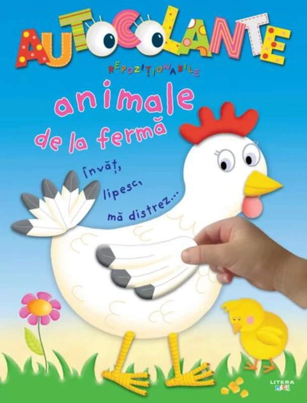 Autocolante repoziționabile: Animale de la fermă