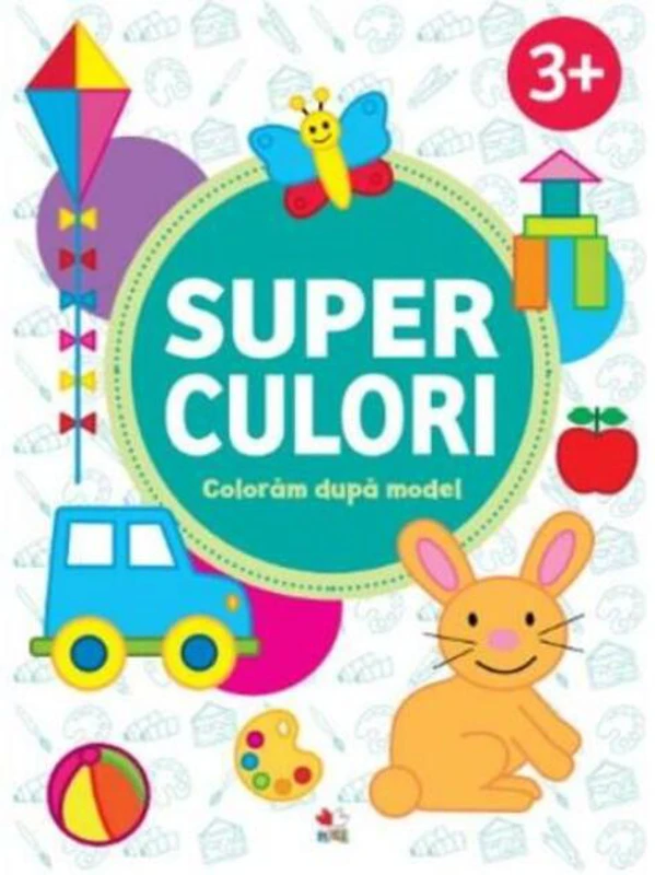 Superculori. Colorăm după model 3+