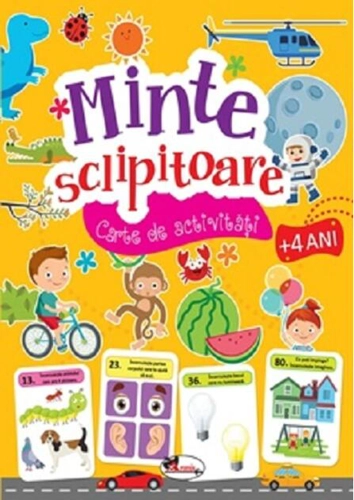 Minte sclipitoare. Carte de activități +4 ani