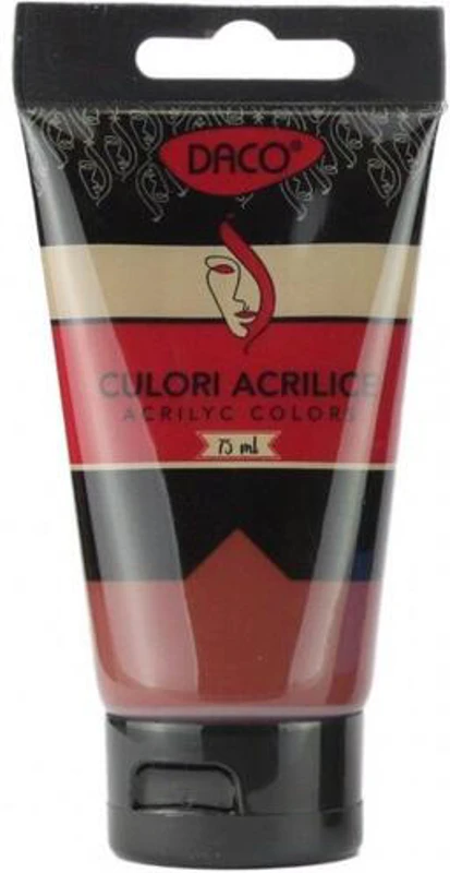 Culori acril 75 ml DACO, siena arsă