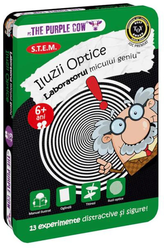 Set de experimente. Laboratorul micului geniu - Iluzii Optice
