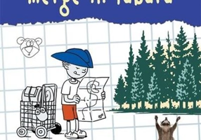 Pustiul cu căruciorul merge în tabără