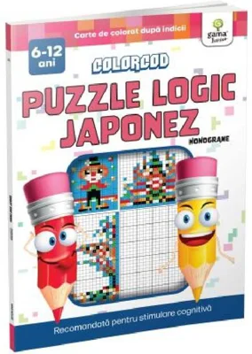 Colorcod. Puzzle logic japonez: Nonograme