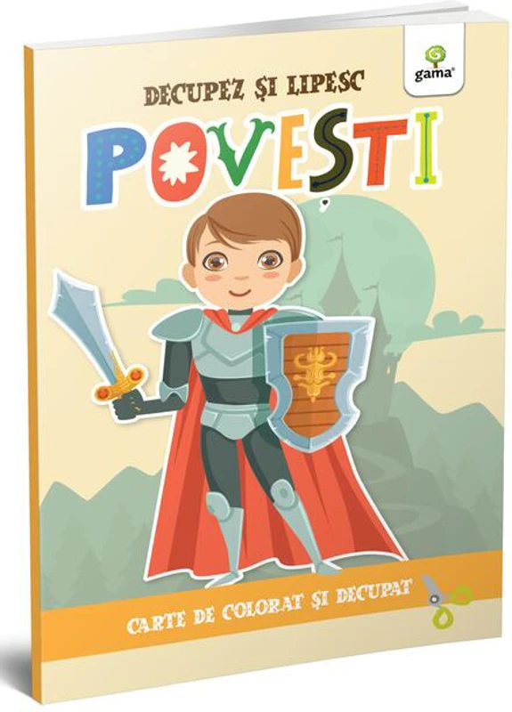 Povești. Colorez, decupez și lipesc!