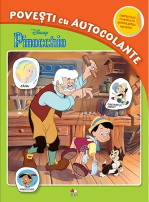 Disney. Pinocchio. Povești cu autocolante