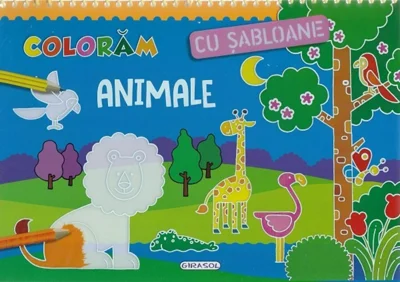 Colorăm cu șabloane. Animale