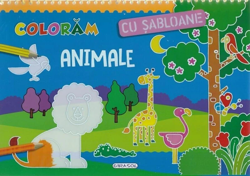 Colorăm cu șabloane. Animale