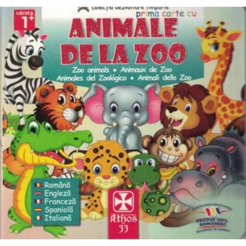 Prima carte cu Animale de la Zoo
