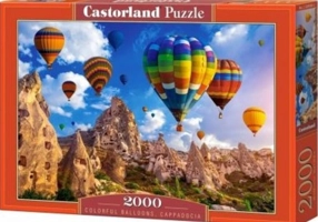 Puzzle 2000 piese „Colorful Balloons, Cappadocia”