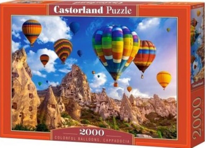 Puzzle 2000 piese „Colorful Balloons, Cappadocia”