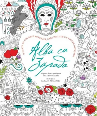 Albă ca Zăpada (carte de colorat)