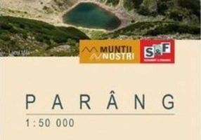Munții Parâng. Hartă de drumeție