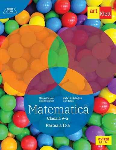Matematică. Clasa a V-a. Semestrul 2 - Traseul albastru. Clubul Matematicienilor