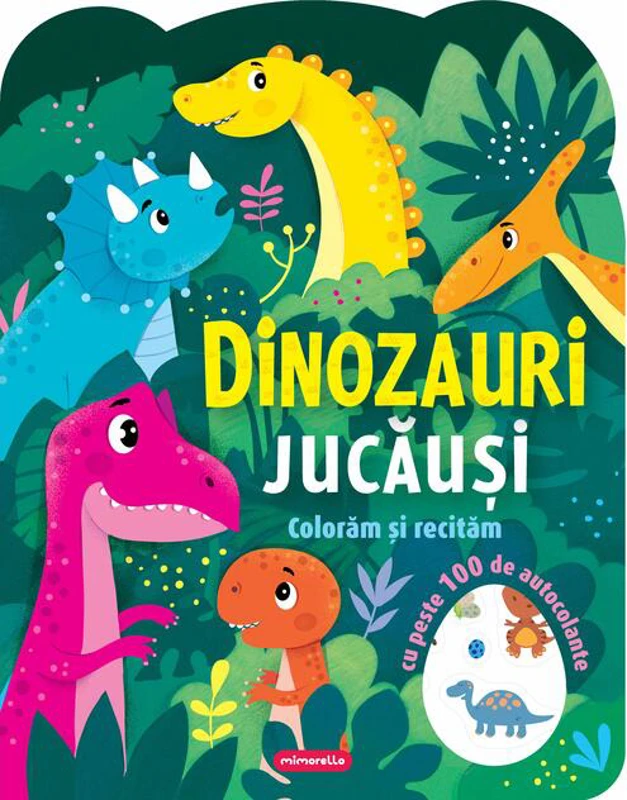 Dinozauri jucăuși - Colorăm și recităm