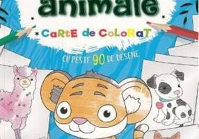 Pui de animale. Carte de colorat