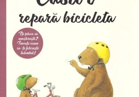 Castor repară bicicleta. CASTOR