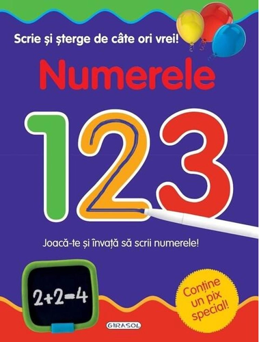 Scrie și șterge de câte ori vrei! Numerele