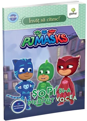 Șopi și-a pierdut vocea. Învăț să citesc cu PJ Masks, Nivelul 1