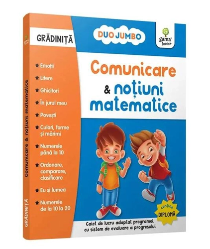 Comunicare & noțiuni matematice. Caiet de lucru. Grădiniță