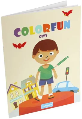 Carte de colorat Colorfun (City)
