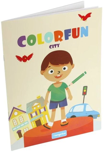 Carte de colorat Colorfun (City)