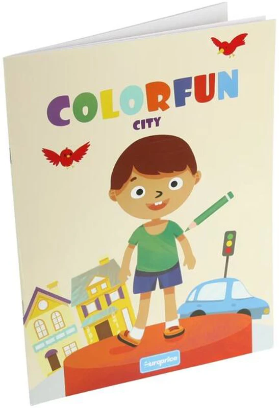 Carte de colorat Colorfun (City)