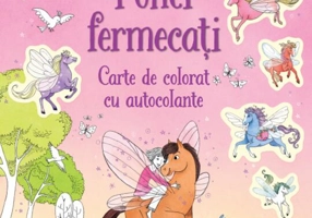 Ponei fermecați. Carte de colorat cu autocolante