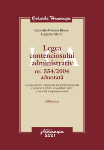 Legea contenciosului administrativ nr. 554/2004 adnotată