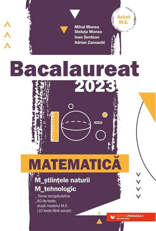 Bacalaureat 2024. Matematică. M_ştiinţele-naturii • M_tehnologic