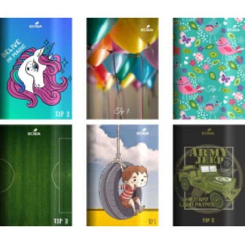 Caiet A5 TIP 3 ECADA, 24 file