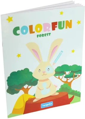 Carte de colorat Colorfun (Forest)