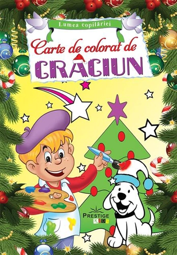 Carte de colorat de Crăciun