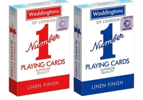 Cărți de joc Waddingtons Classic albastru / roșu