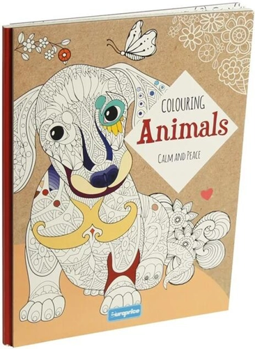 Carte de colorat Calm and Peace Baby Animals