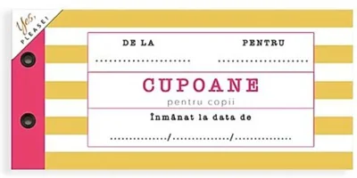 Cupoane - pentru copii (7-13 ani)