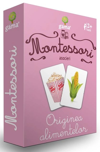 Originea alimentelor. Cărţi de joc Montessori