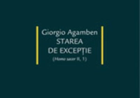 Starea de excepţie. Homo sacer II, 1