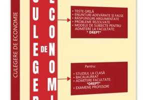 Culegere de economie pentru admiterea la Facultatea de Drept