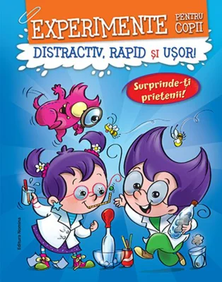 Experimente pentru copii – albastru