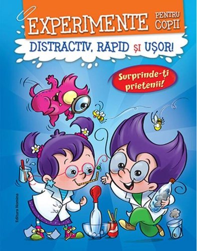 Experimente pentru copii – albastru