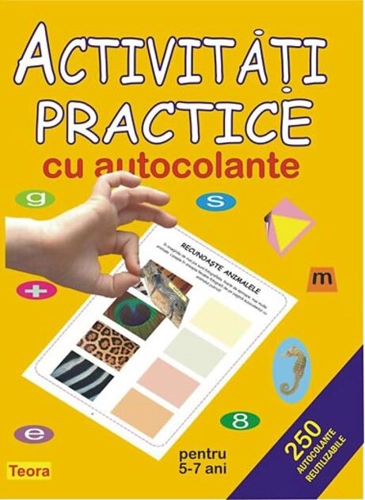 Activități practice cu autocolante 5-7 ani
