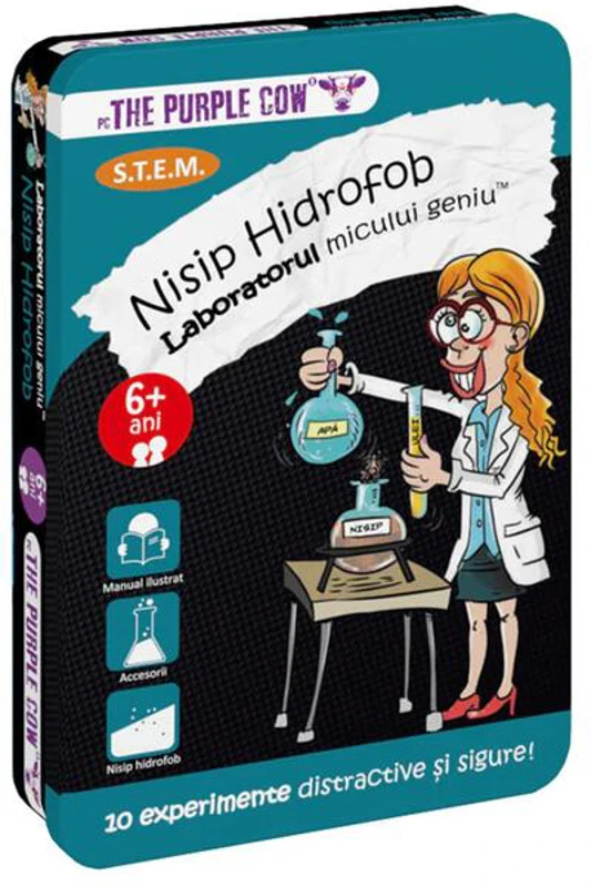 Set de experimente. Laboratorul micului geniu - Nisip Hidrofob