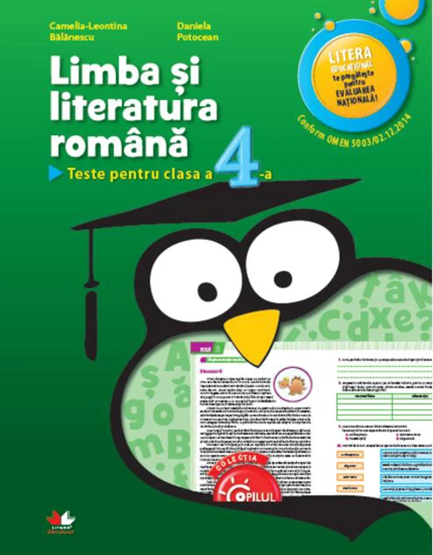 Limba și literatura română. Teste pentru clasa a IV-a