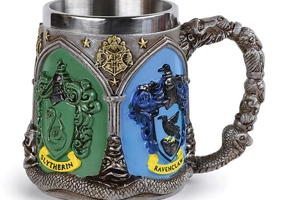 Harry Potter-Cană metalică Hogwarts Houses 350ml