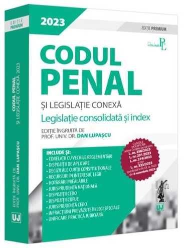 Codul penal și legislație conexă 2023